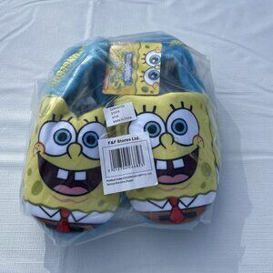 Nickelodeon Spongebob Squarepants Kid Slippers Size 2.5